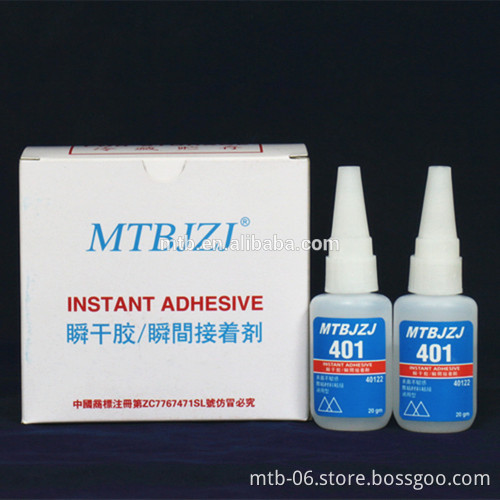 401 Quickly Dry Plastic Bottle Super Liquid Glue Gel